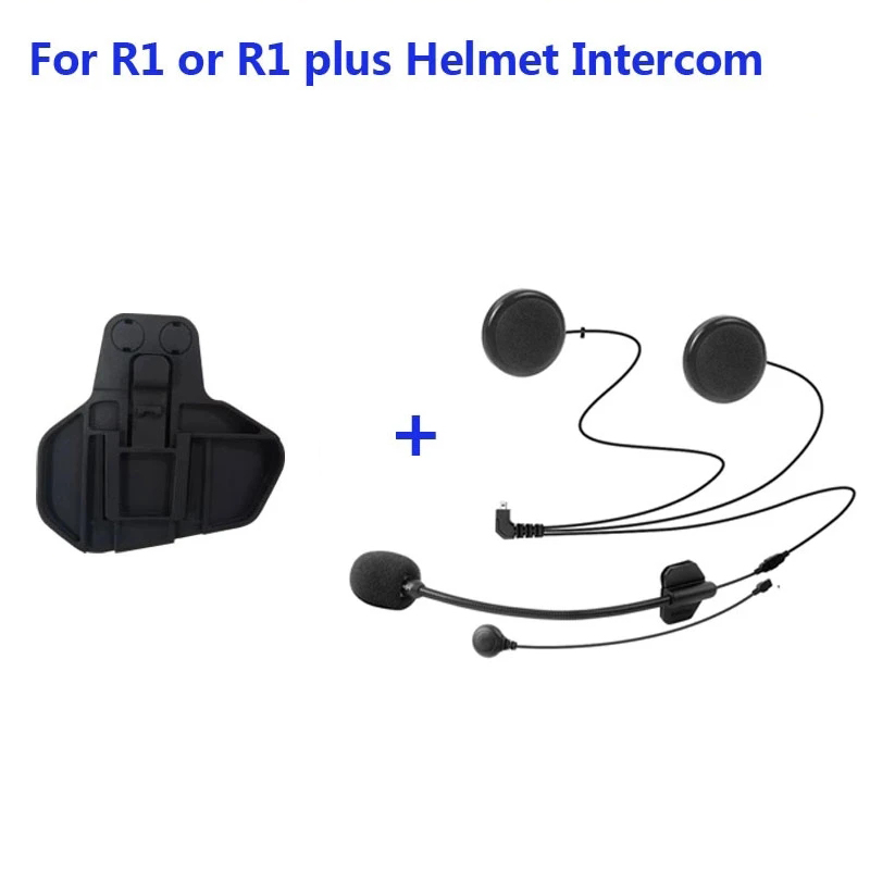 Full Face Motorcycle Helmet With Bluetooth - Оригинальные аксессуары FreedConn, жесткий/мягкий микрофон, 5-контактный