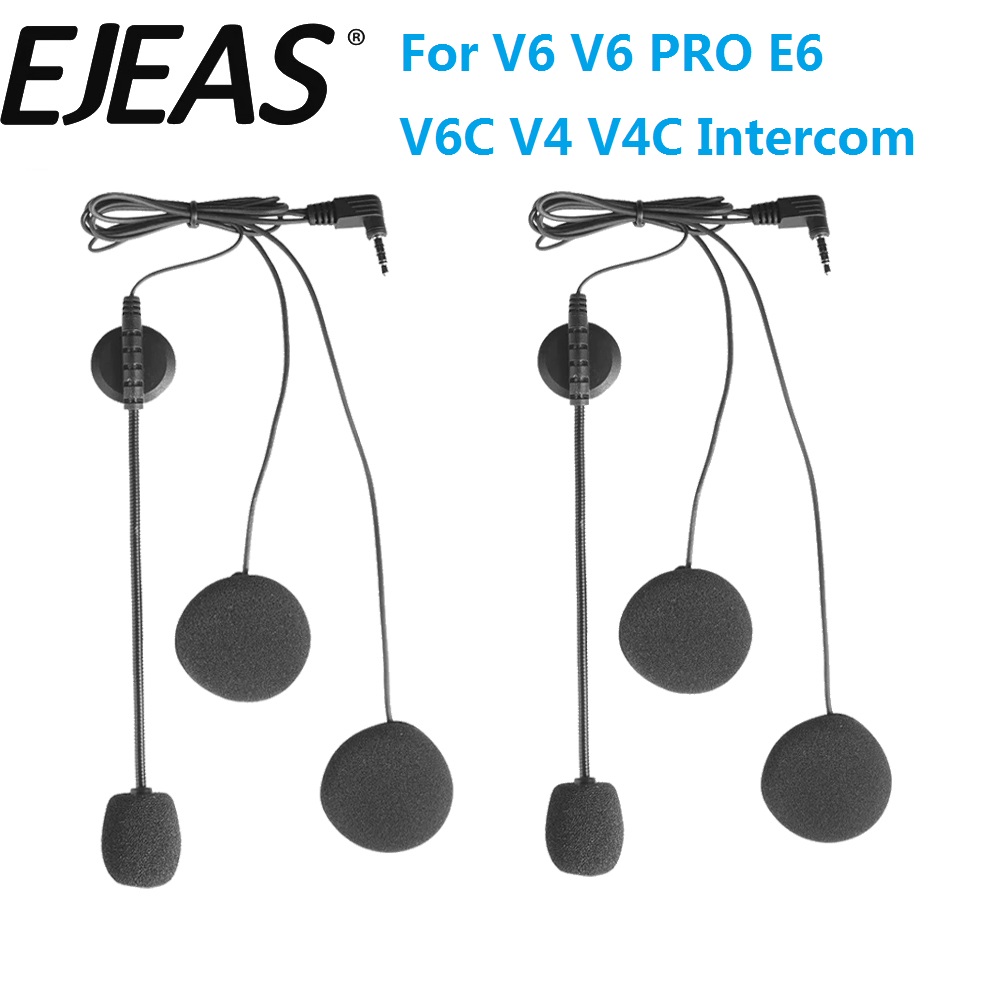 Universal Motorcycle Helmet Intercom Headset - Аксессуары для наушников с микрофоном 3,5