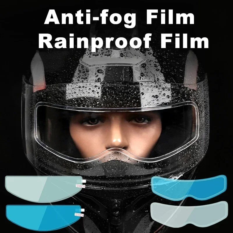 Motorcycle Helmets - 1/4 шт. Прозрачная противотуманная пленка для