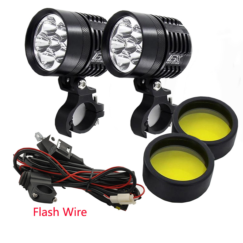 Universal Motorcycle Led Headlight Projector - 2 шт. универсальные светодиодные фары L6X
