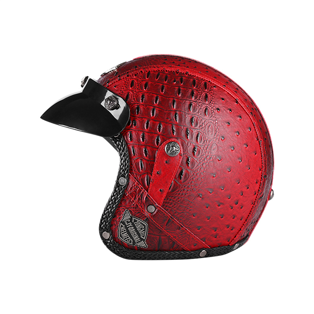 Vintage Open Face Retro Helmet - DOT 3/4 мотоциклетные ретро мотоциклетные шлемы