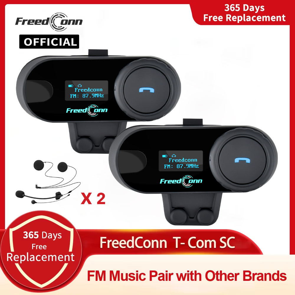 Universal Motorcycle Helmet Intercom Headset - FreedConn Bluetooth мотоциклетный домофон, шлем, гарнитура,