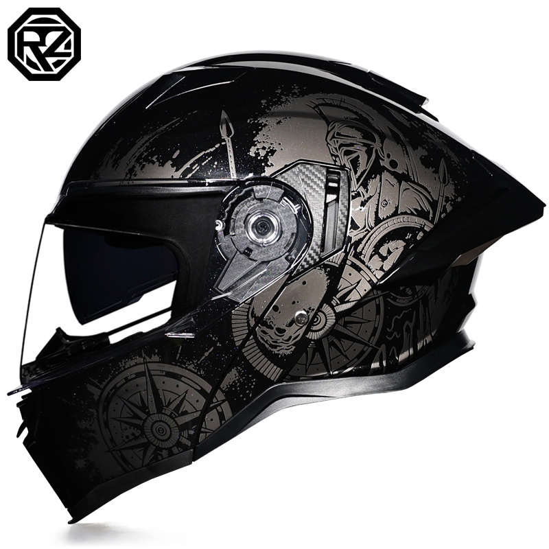Modular Flip Up Motorcycle Helmet Dot Approved - Модульный мотоциклетный шлем ORZ-997 с двойным