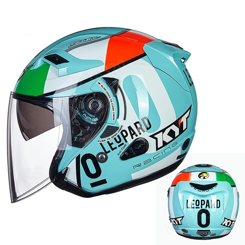 Vintage Open Face Retro Helmet - Мотоциклетный шлем KYT, винтажный шлем с