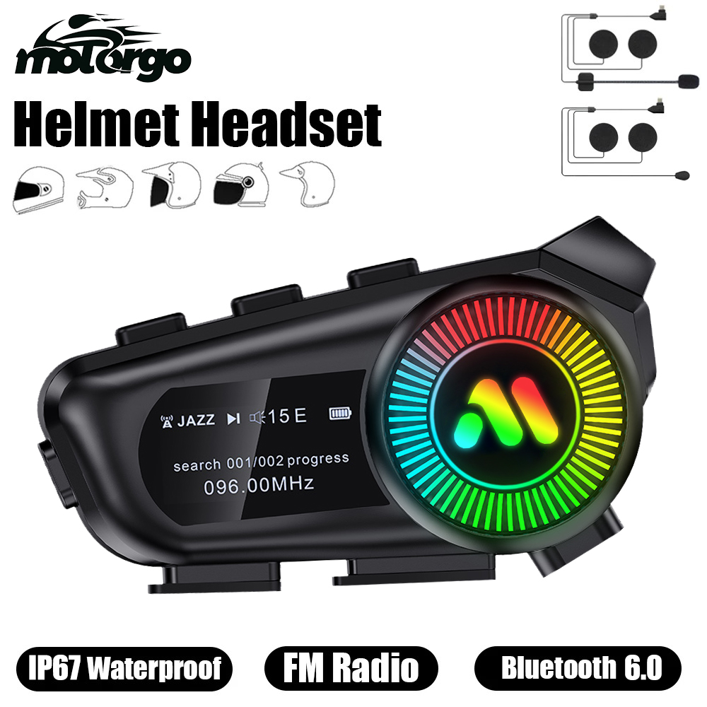 Full Face Motorcycle Helmet With Bluetooth - Bluetooth-гарнитуры для мотоциклетного шлема, беспроводная связь,