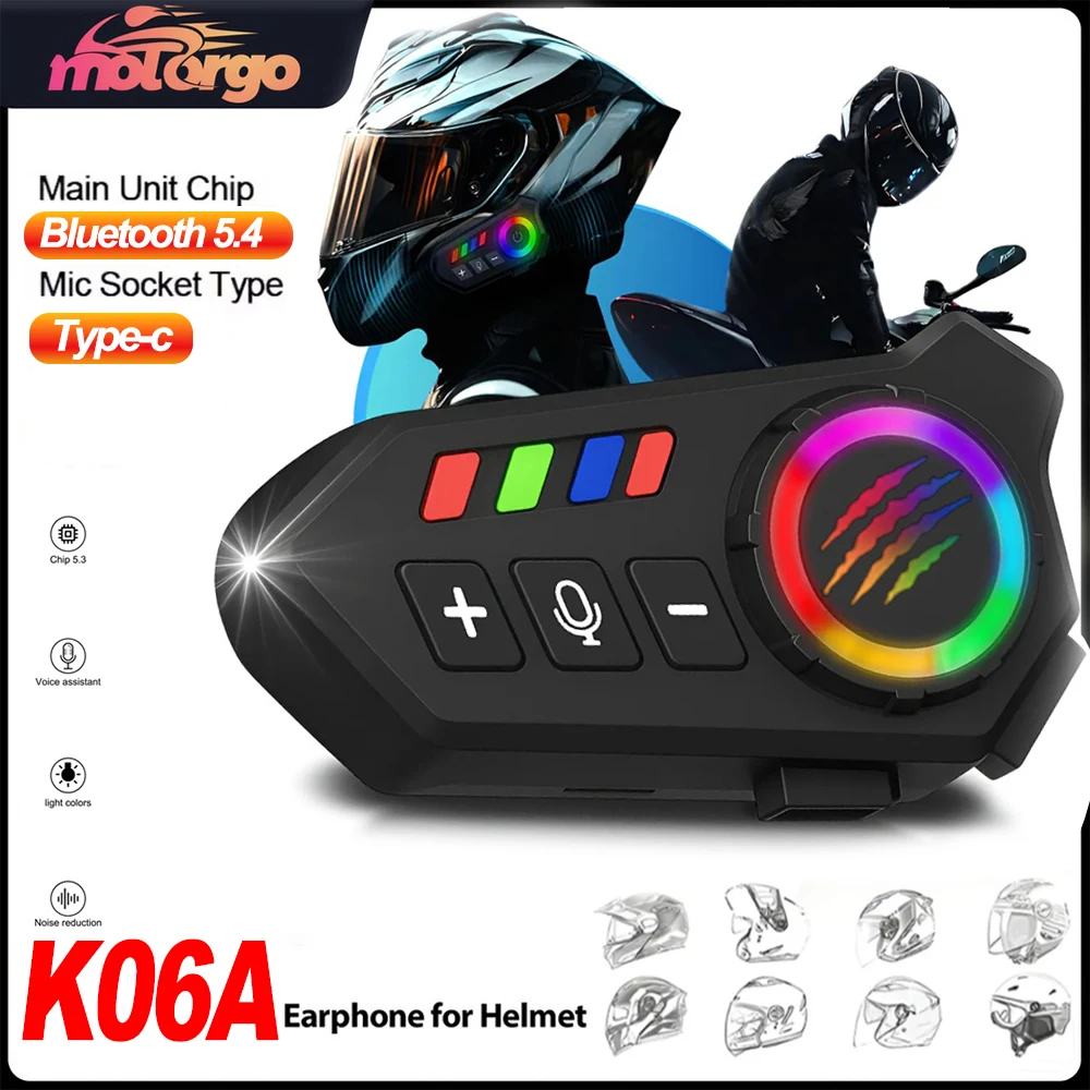 Full Face Motorcycle Helmet With Bluetooth - Умная гарнитура для мотоциклетного шлема с