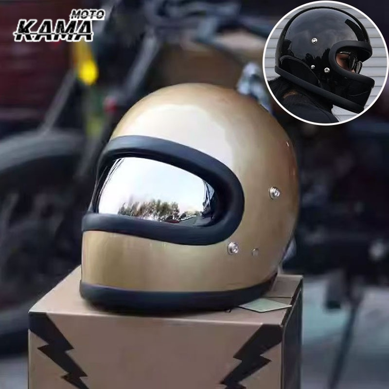 Vintage Open Face Retro Helmet - ГОРЯЧАЯ точка, сертификация, ретро мотоциклетный шлем