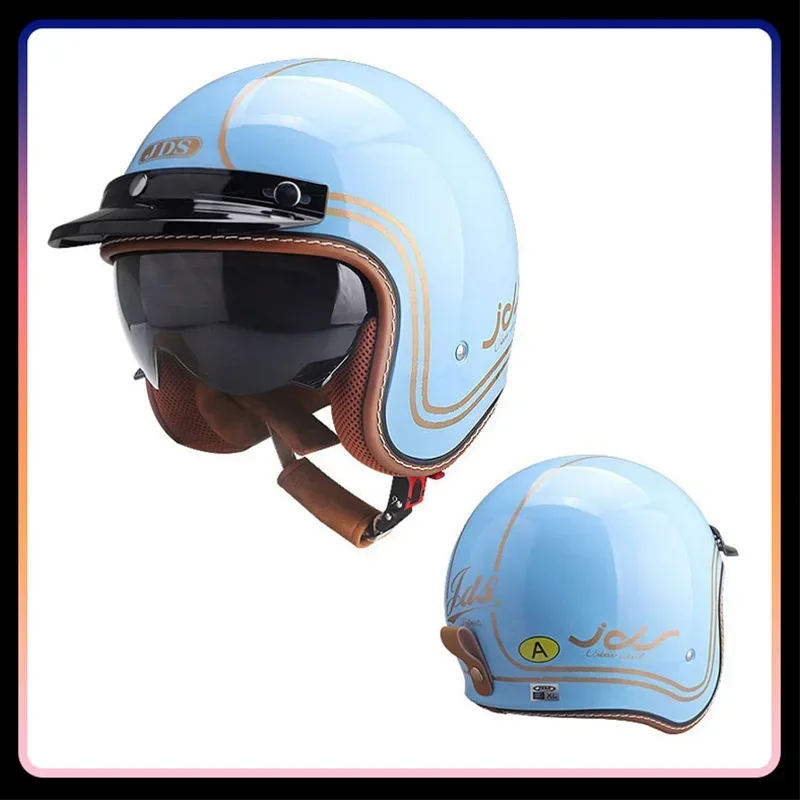 Мужской и женский мотоциклетны – обзор и цена Vintage Open Face Retro Helmet