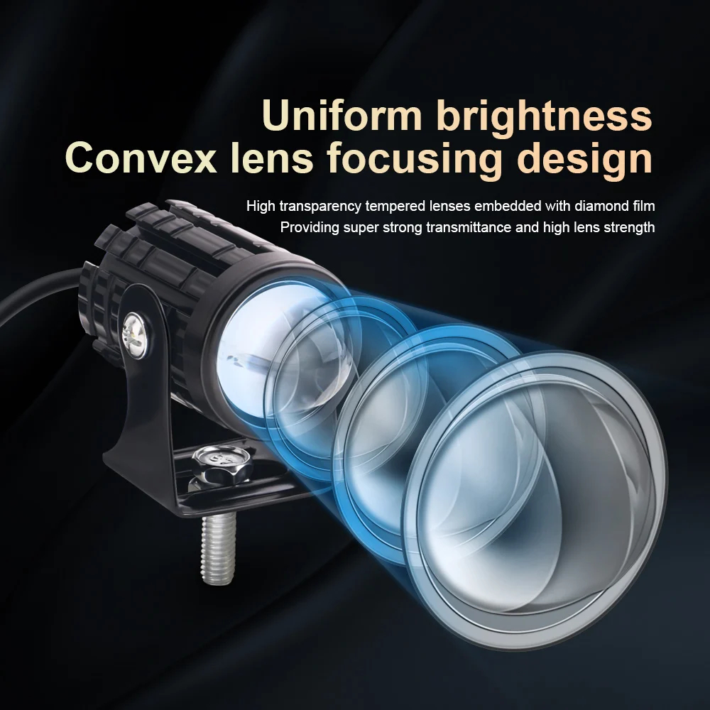 Универсальная светодиодная фар – обзор и цена Universal Motorcycle Led Headlight Projector