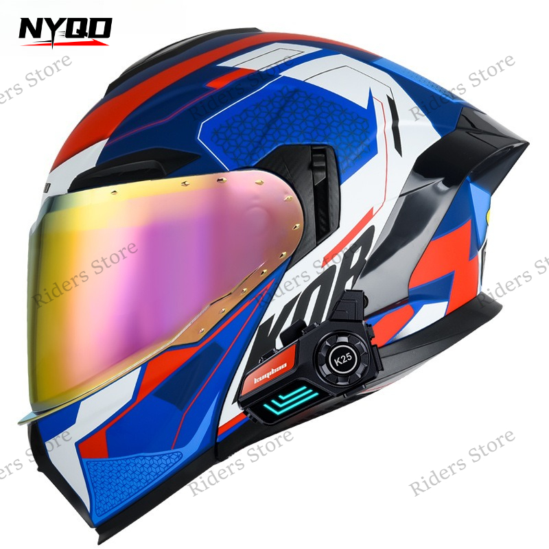 Сертифицированный 3C мотоцикле – обзор и цена Full Face Motorcycle Helmet With Bluetooth