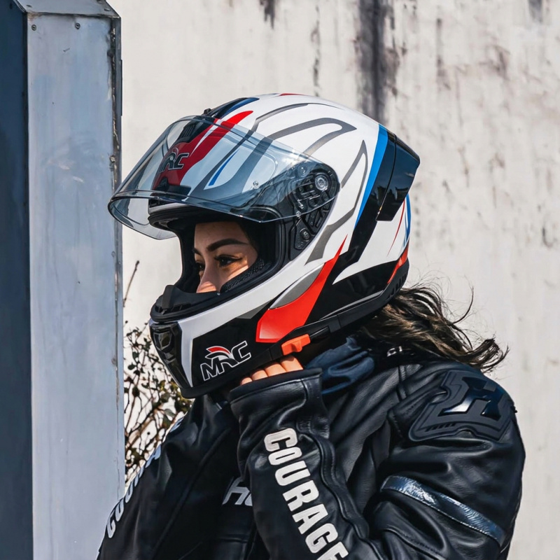 Мотошлем-модуляр 2026 MRC с от – обзор и цена Dual Visor Motorcycle Racing Helmet