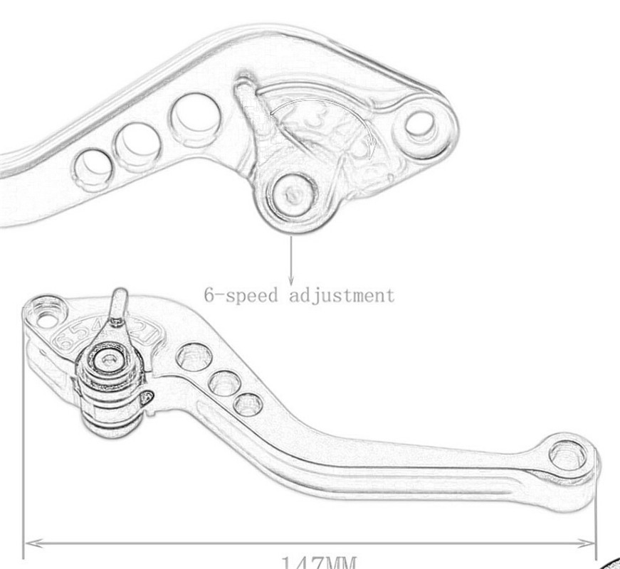 Регулируемые рычаги тормоза и  – обзор и цена Cnc Aluminum Adjustable Brake Clutch Levers