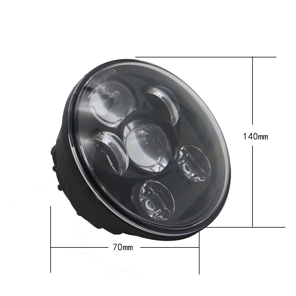 Водонепроницаемый проектор для – обзор и цена Universal Motorcycle Led Headlight Projector
