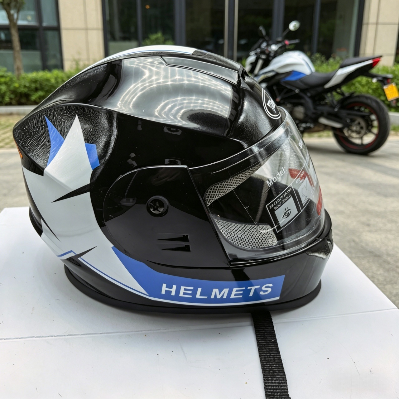 Мотошлем-интеграл с двойным ви – обзор и цена Dual Visor Motorcycle Racing Helmet