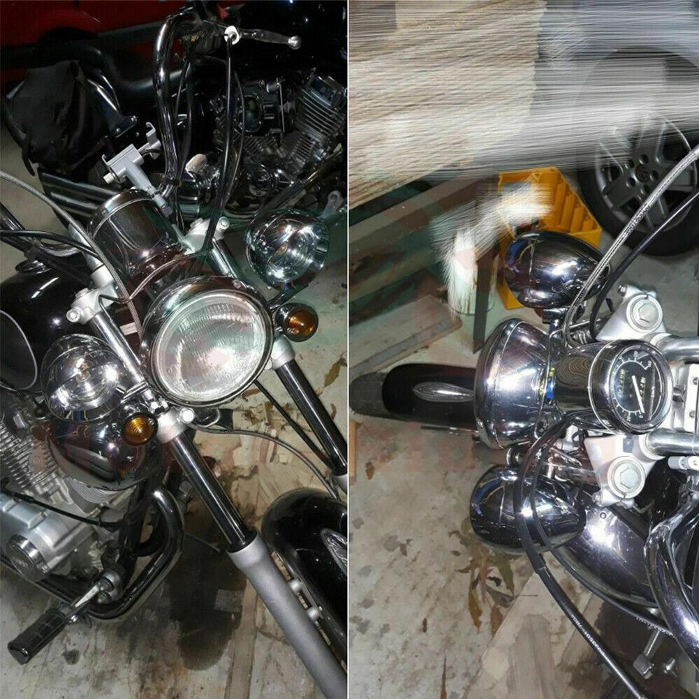 Хромированные универсальные пр – обзор и цена Universal Motorcycle Led Headlight Projector