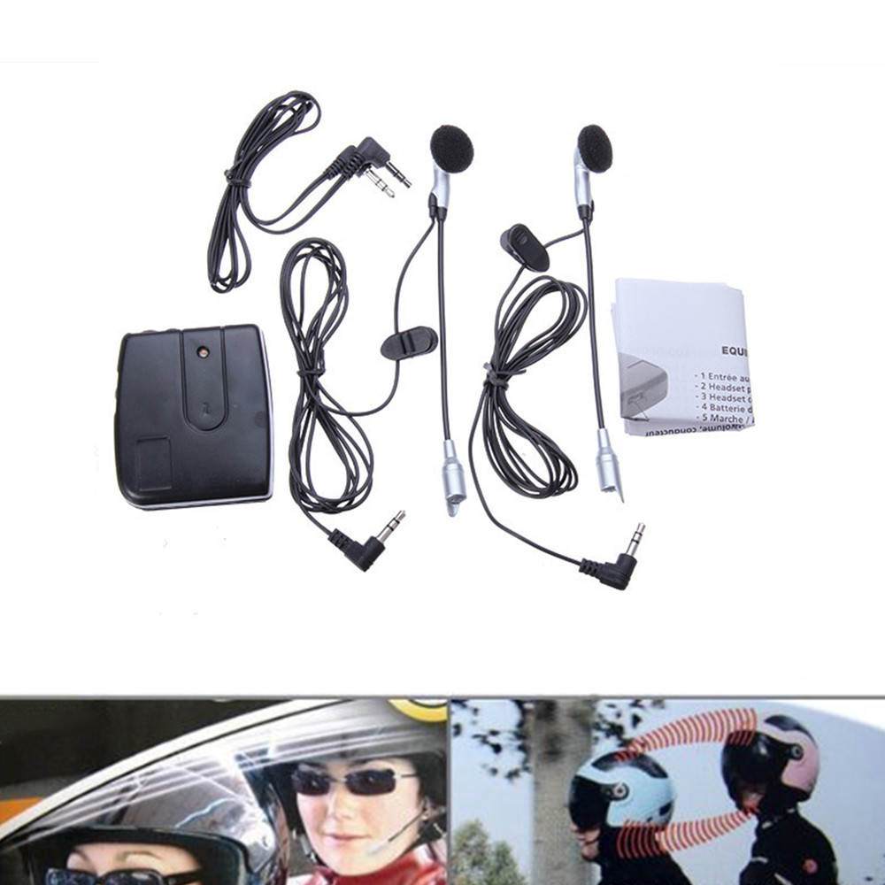 Мотоциклетная система связи с  – обзор и цена Universal Motorcycle Helmet Intercom Headset