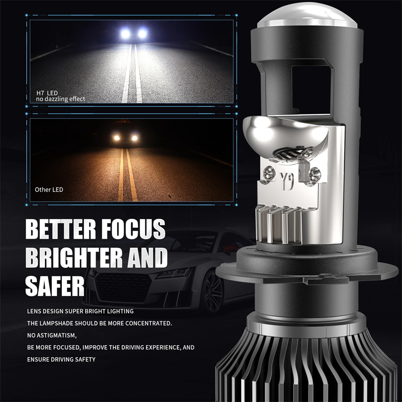 Автомобильная фара с мини-объе – обзор и цена Universal Motorcycle Led Headlight Projector