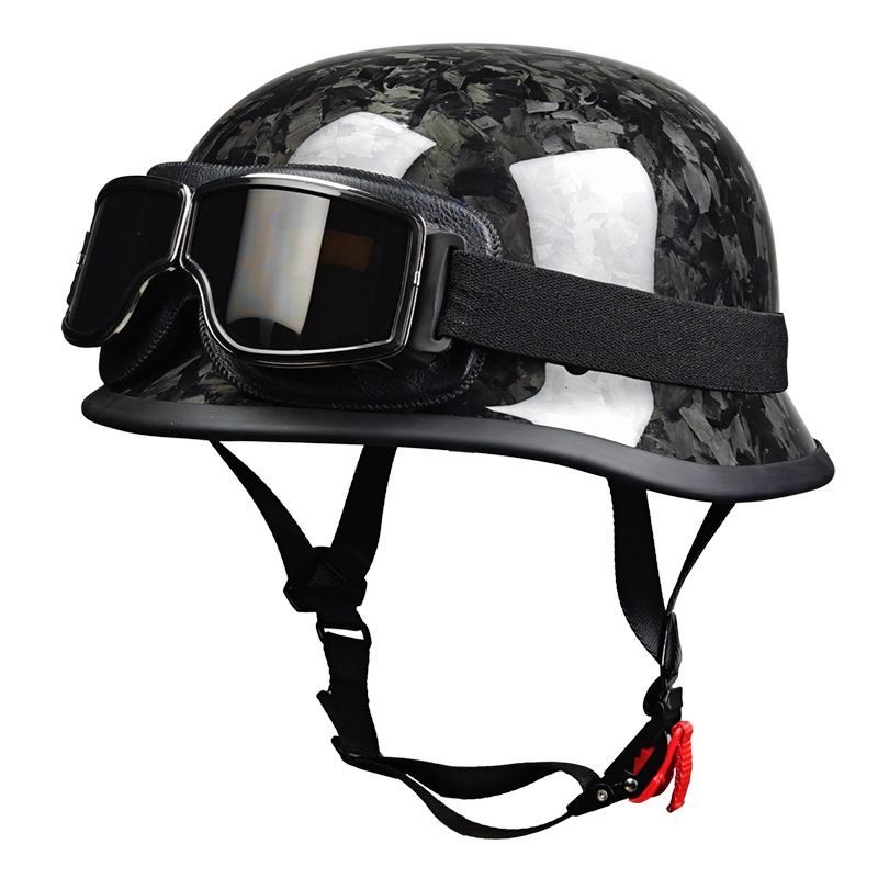Полушлем из кованого углеродно – обзор и цена Carbon Fiber Lightweight Motorcycle Helmet