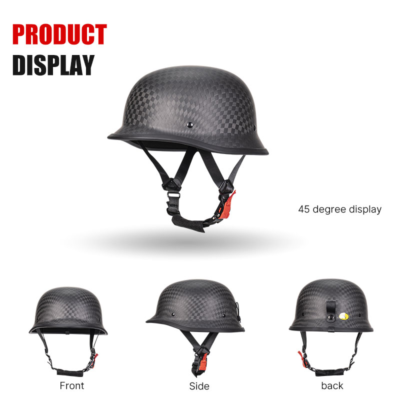 Полушлем из кованого углеродно – обзор и цена Carbon Fiber Lightweight Motorcycle Helmet