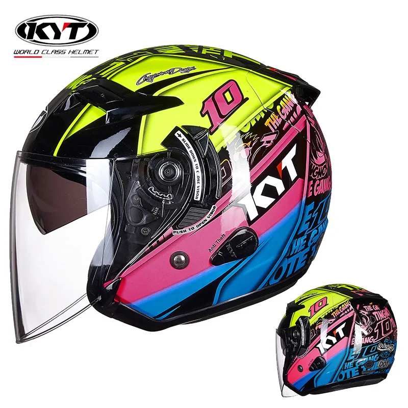 Мотоциклетный шлем KYT, винтаж – обзор и цена Vintage Open Face Retro Helmet