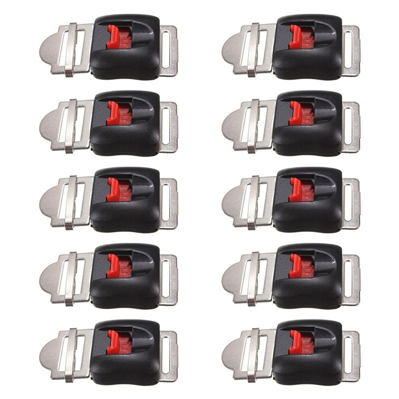 Мощный набор из 10 универсальн – обзор и цена Quick Release Buckle Motorcycle Helmet