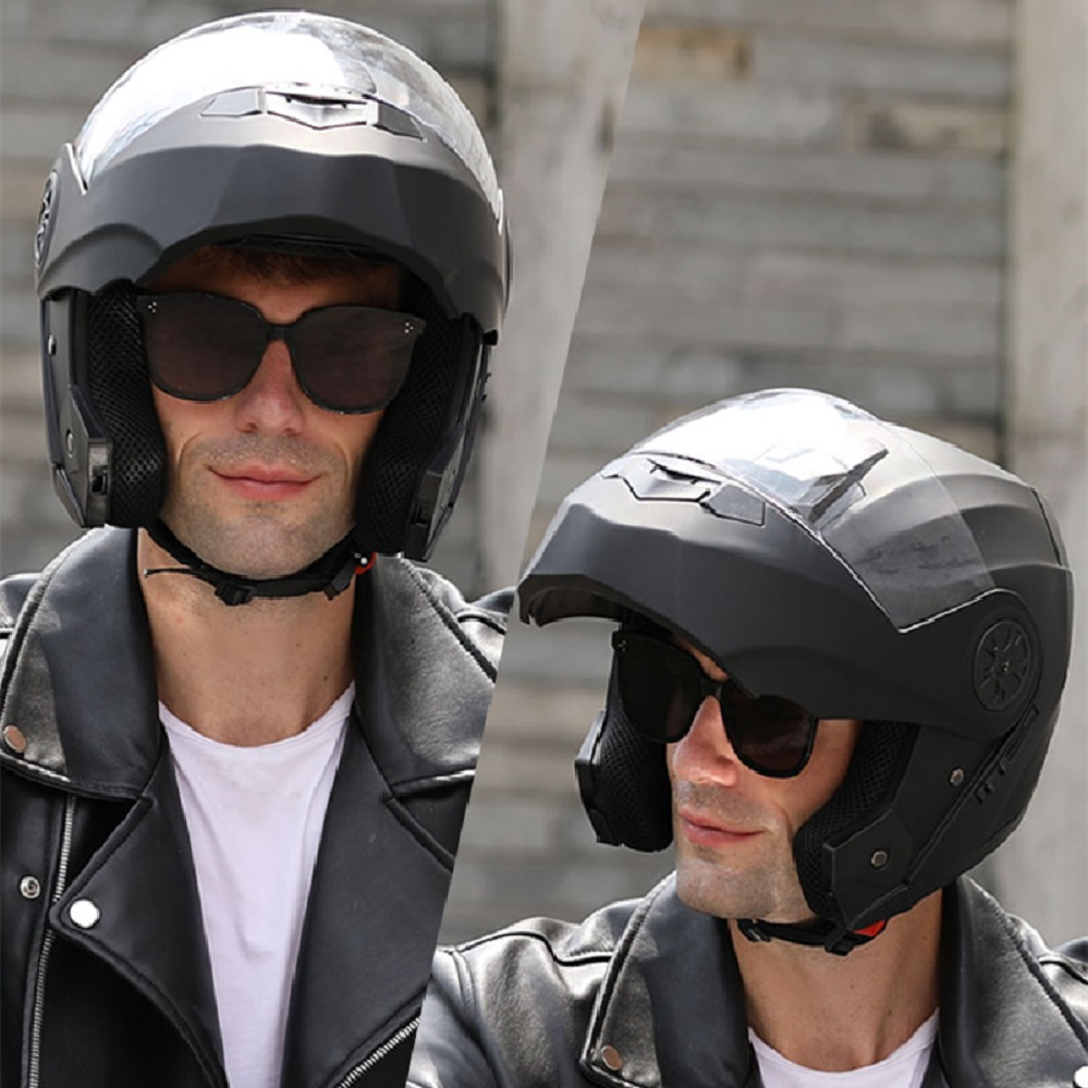 Модульный мотоциклетный шлем с – обзор и цена Modular Flip Up Motorcycle Helmet Dot Approved