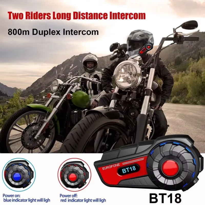 Мотоциклетная гарнитура BT18 с – обзор и цена Motorcycle Helmets