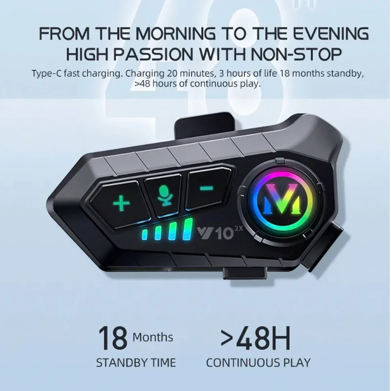 Bluetooth-Интерком Y10 для мот – обзор и цена Universal Motorcycle Helmet Intercom Headset