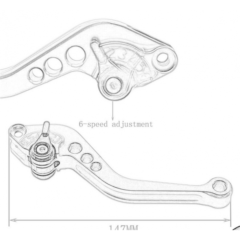 Для Honda CBR600RR CBR 600RR C – обзор и цена Cnc Aluminum Adjustable Brake Clutch Levers