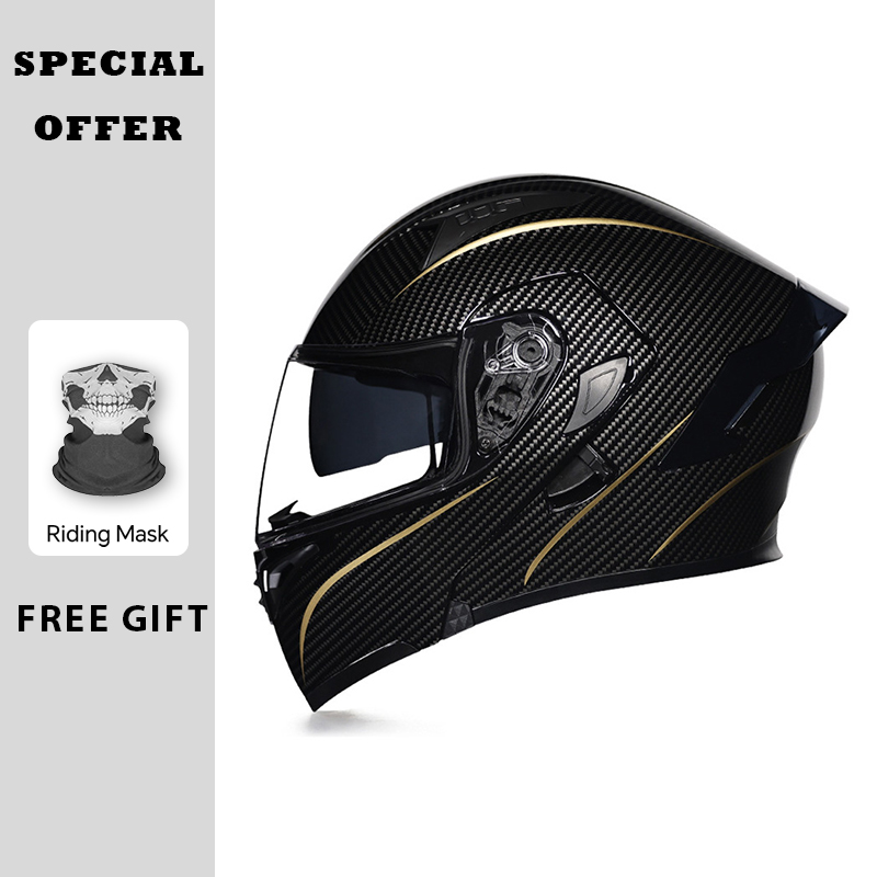 Одобренный DOT мотоциклетный о – обзор и цена Dual Visor Motorcycle Racing Helmet