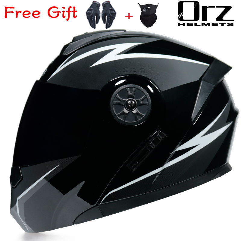 Мотошлем ORZ-161: новейшая мод – обзор и цена Dual Visor Motorcycle Racing Helmet