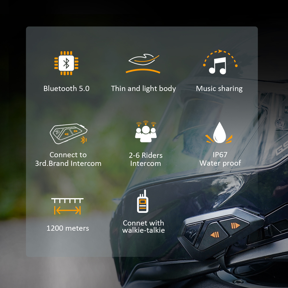 Группа FreedConn, мотоциклетны – обзор и цена Universal Motorcycle Helmet Intercom Headset