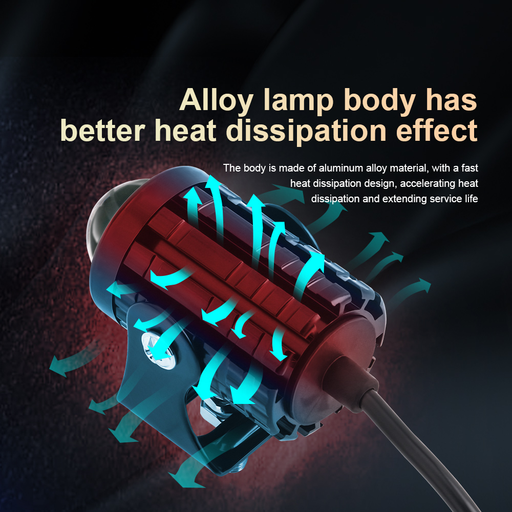 Универсальная лампа для мотоци – обзор и цена Universal Motorcycle Led Headlight Projector