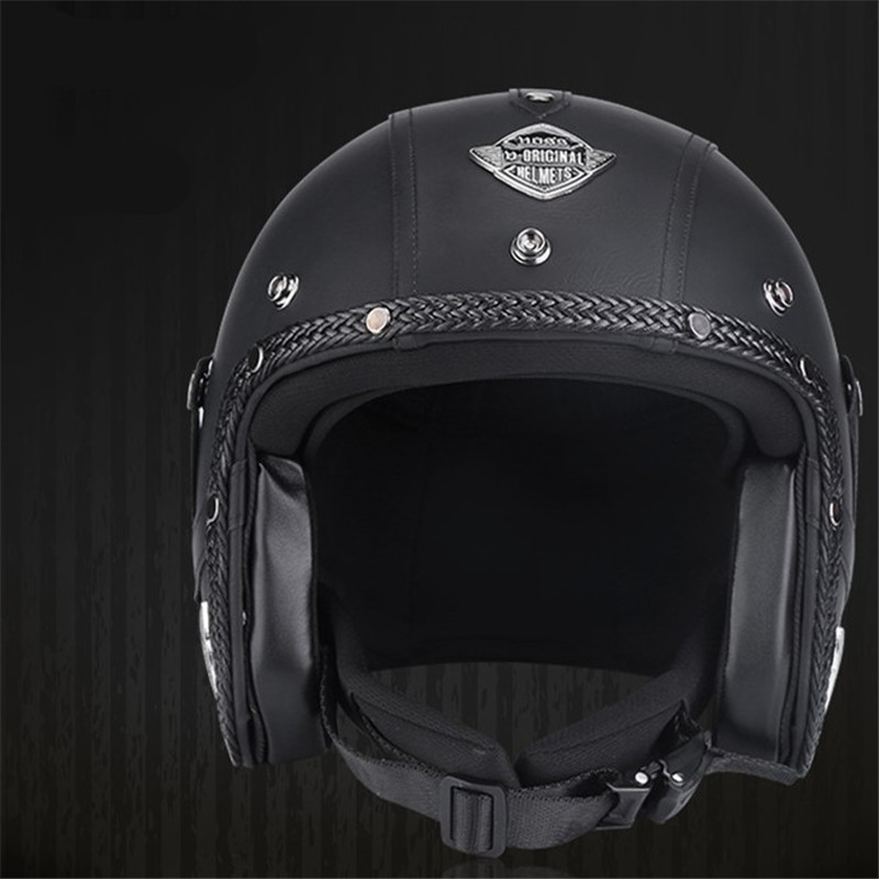 Шлем с открытым лицом для мужч – обзор и цена Vintage Open Face Retro Helmet
