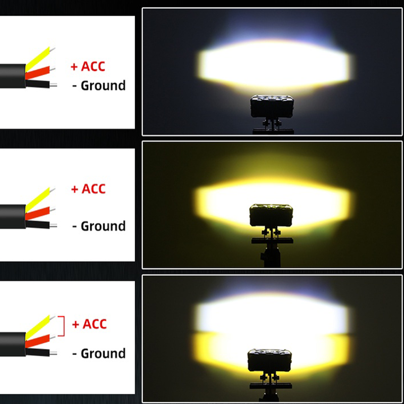 3-дюймовый светодиодный прожек – обзор и цена Universal Motorcycle Led Headlight Projector