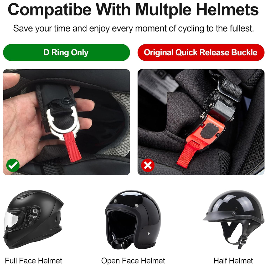 Легкий комплект быстросъемных  – обзор и цена Quick Release Buckle Motorcycle Helmet