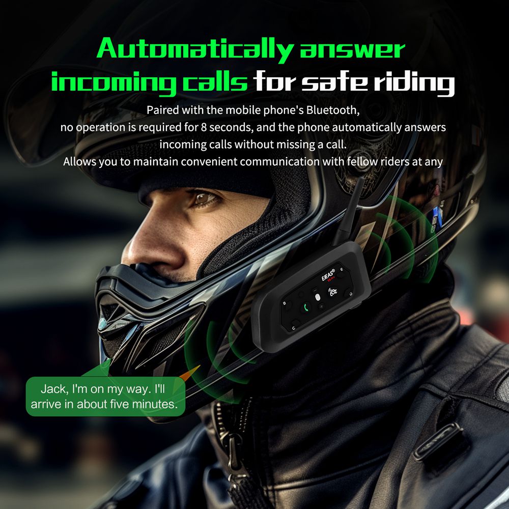 Bluetooth-гарнитура для мотоци – обзор и цена Universal Motorcycle Helmet Intercom Headset