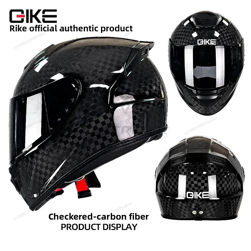 QIKE мотоциклетный шлем из угл – обзор и цена Carbon Fiber Lightweight Motorcycle Helmet